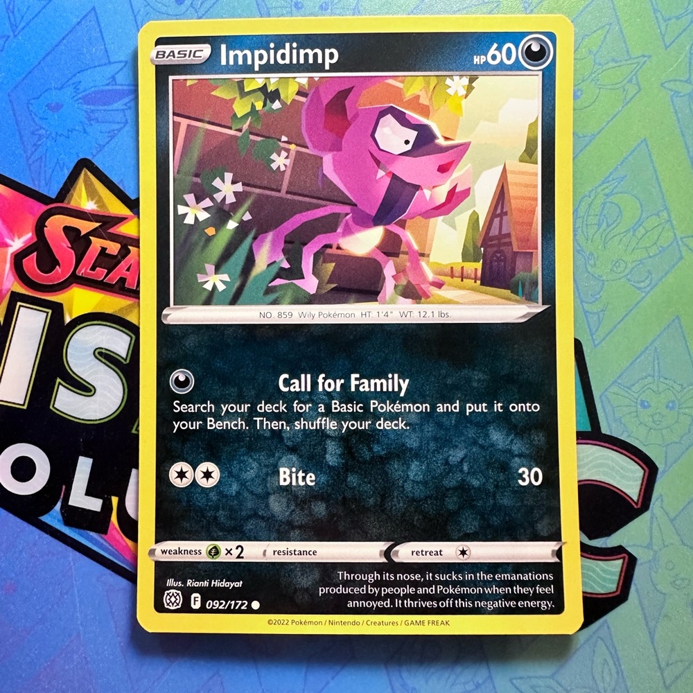 impidimp (092/172) - common — pokémon: brilliant stars